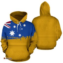 Hoodie Aus Flag Hoodie Unisex