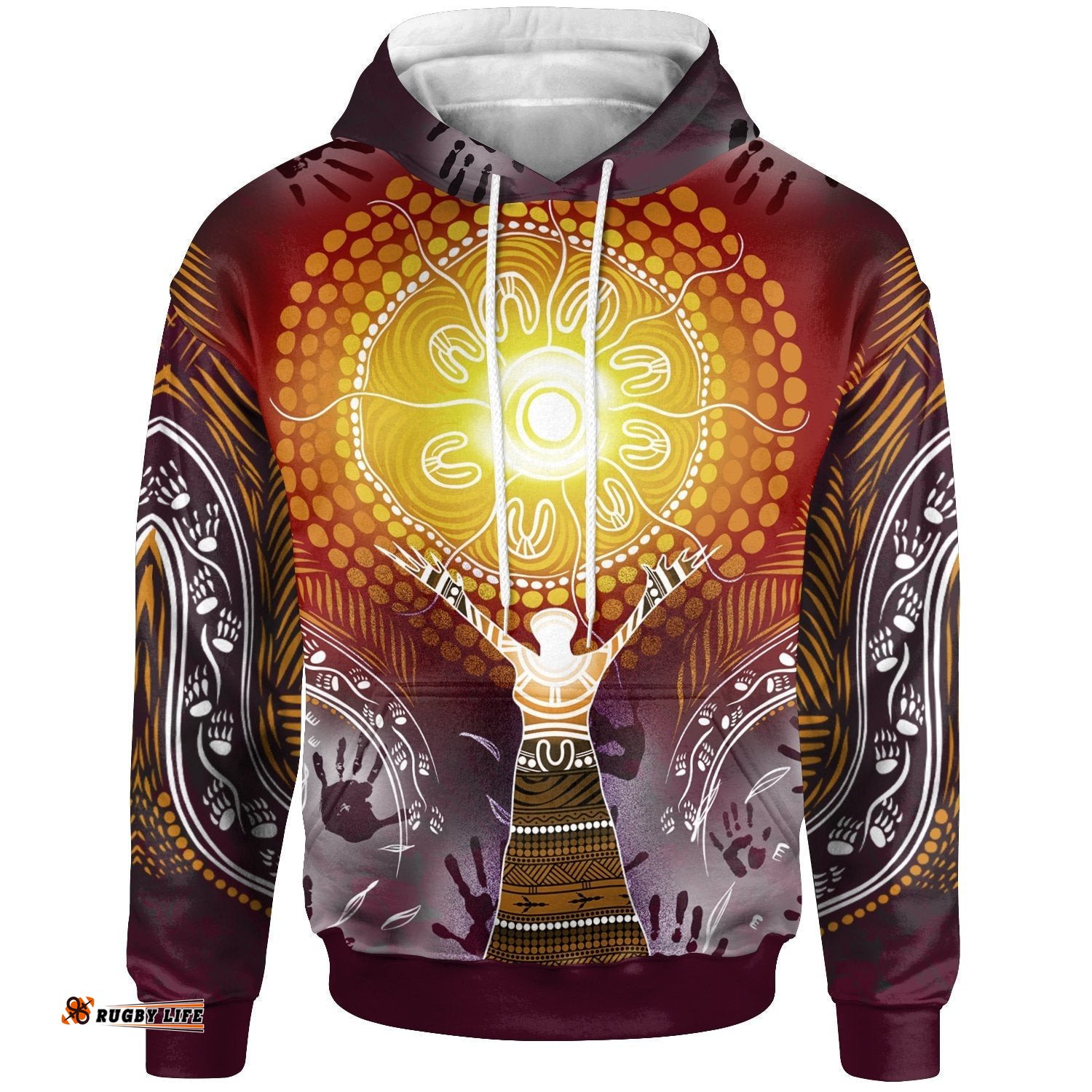Hoodie Australian Aboriginal NAIDOC Week Because Of Her, We Can