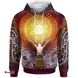 Hoodie Australian Aboriginal NAIDOC Week Because Of Her, We Can