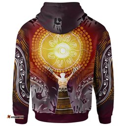 Hoodie Australian Aboriginal NAIDOC Week Because Of Her, We Can