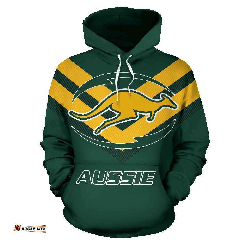 Hoodie Kangaroo Hoodie Rugby Aussie Unisex