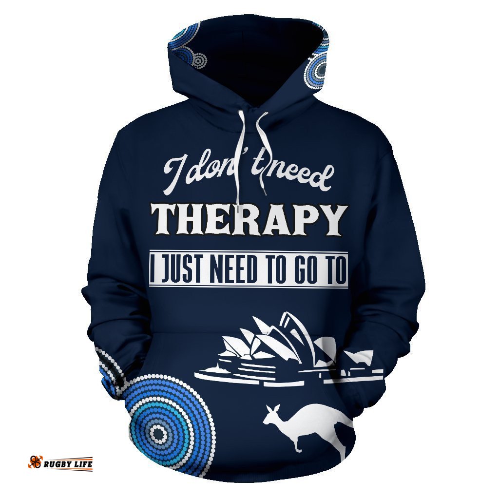 Hoodie Sydney Opera Hoodie Circle Dot Painting Flag Unisex