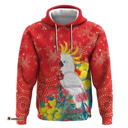sulphur crested cockatoo christmas hoodie australia gumtree with golden wattle