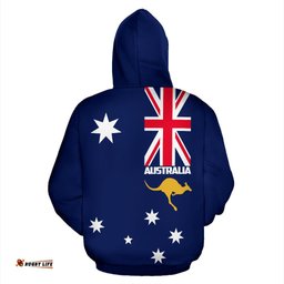Hoodie Aus Flag Hoodie Kangaroo Southern Cross Unisex