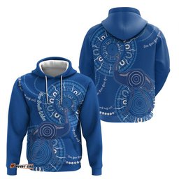 australia new south wales hoodie aussie emu with aboriginal art