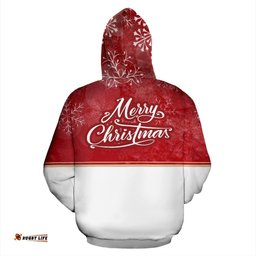 Australia Christmas Hoodie Wallaby Hoodie Merry Christmas Australian Snowflakes Unisex