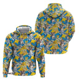 koala hoodie plumeria flowers dt02