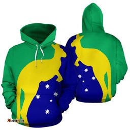 Hoodie Kangaroo Hoodie Southern Cross Unisex