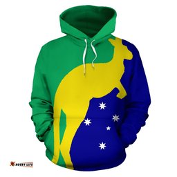 Hoodie Kangaroo Hoodie Southern Cross Unisex