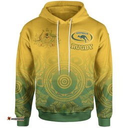 Aboriginal Hoodie, Australia Rugby and Coat Of Arms
