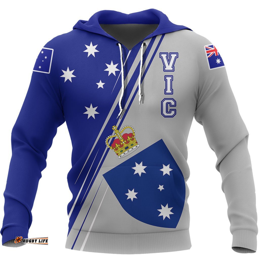 Hoodie Victoria Hoodie Australian Coat Of Arms Flag Special Unisex