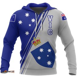 Hoodie Victoria Hoodie Australian Coat Of Arms Flag Special Unisex