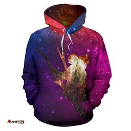 Hoodie Koala Hoodie Map Galaxy Unisex