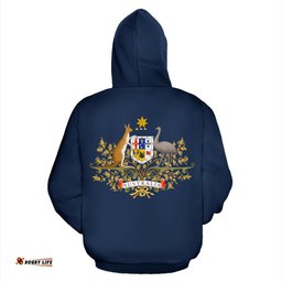 hoodie australian coat of arms hoodie aussie southern cross unisex