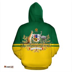 Hoodie Australian Coat Of Arms Hoodie Australia Its Where My Story Begin