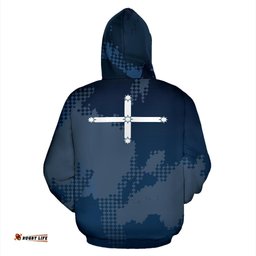 Hoodie Australian Coat Of Arms Aussie Pride All Over Print Unisex