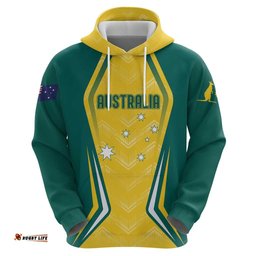 australia 2024 olympics custom hoodie rise of the roos