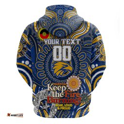 custom west coast eagles naidoc week 2024 hoodie mascot football dt02