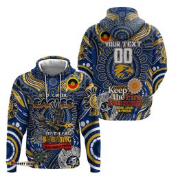 custom west coast eagles naidoc week 2024 hoodie mascot football dt02