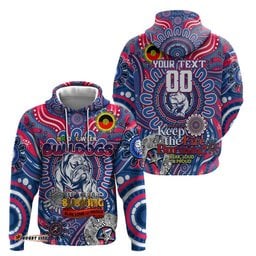 custom western bulldogs naidoc week 2024 hoodie mascot football dt02