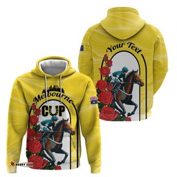 personalised melbourne horse racing hoodie the race that stops the nation