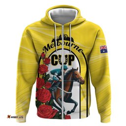 personalised melbourne horse racing hoodie the race that stops the nation