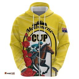 personalised melbourne horse racing hoodie the race that stops the nation