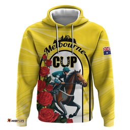 personalised melbourne horse racing hoodie the race that stops the nation