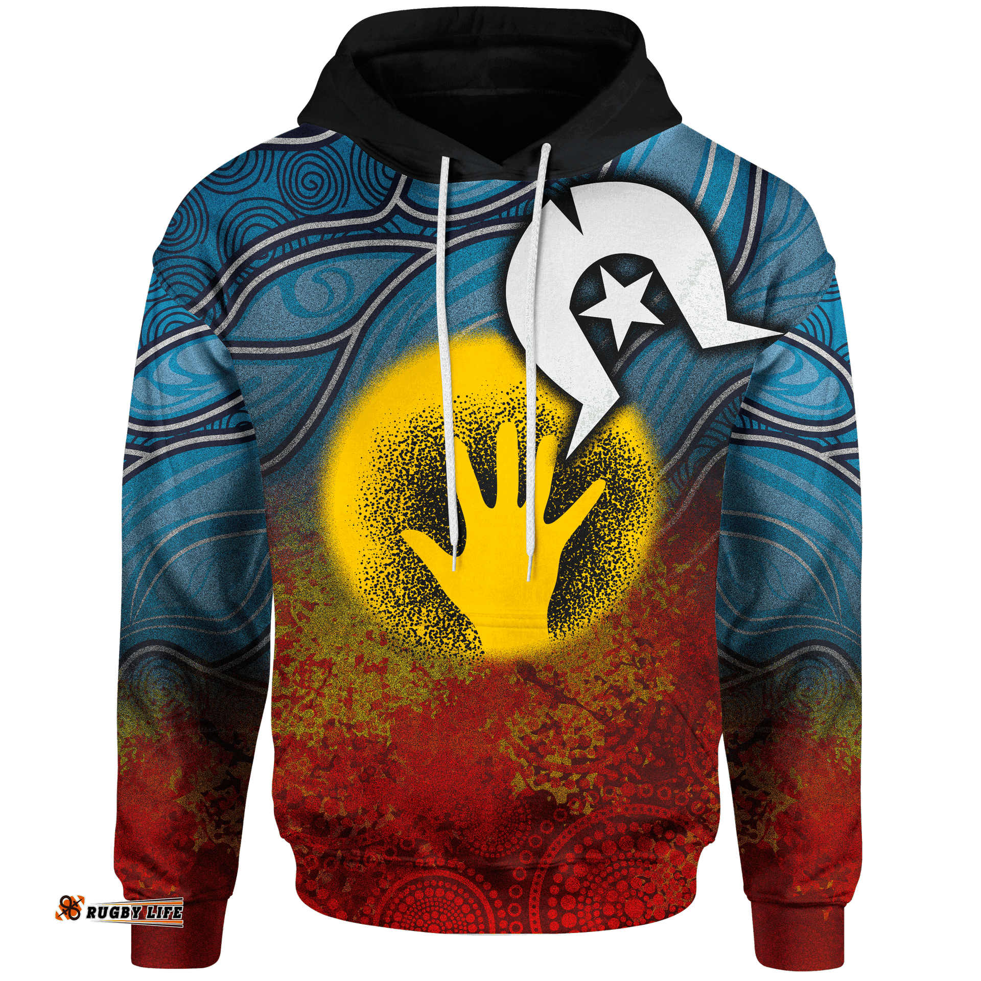Aboriginal Hoodie Aboriginal and Torres Strait Islanders Flag