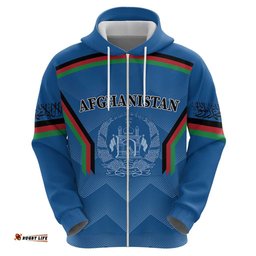 custom afghanistan cricket hoodie afghan coat of arm with special flag