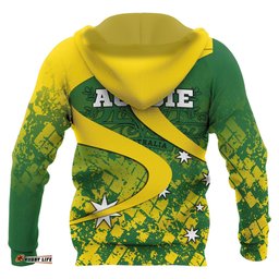 Hoodie Australia National Color Hoodie Unisex