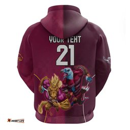 custom sea eagles and broncos rugby hoodie sporty style