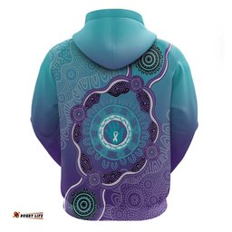 australia indigenous hoodie suicide prevention month ribbon aboriginal art