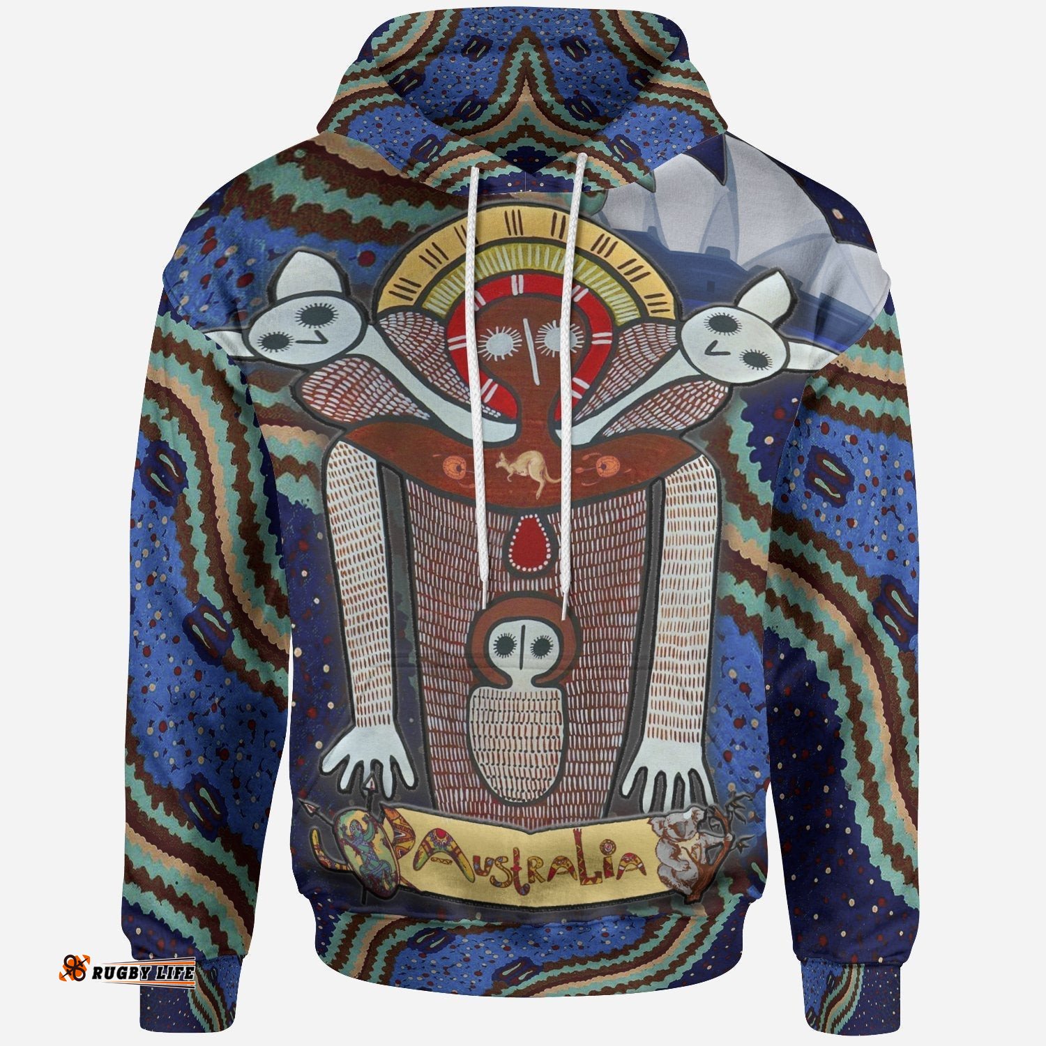 Wandjina Hoodie Australian Aboriginal Mythology