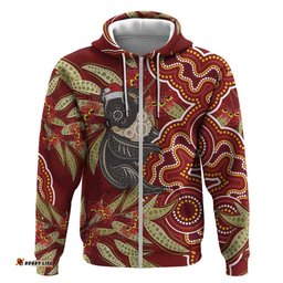 australia santa koala hoodie aboriginal style