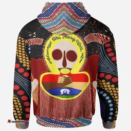 aboriginal and torres strait islander zip up hoodie naidoc style