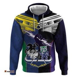 custom dragons cowboys combine storm warriors hoodie sport style version 01