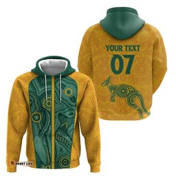 australia 2024 custom hoodie aboriginal go team aussie