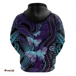you matter suicide prevention awareness hoodie butterfly aboriginal mix polynesian pattern