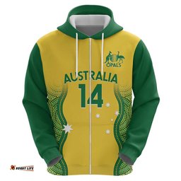 custom australia opals hoodie indigenous art