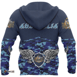 Hoodie Air Force Hoodie Australian Coat Of Arms Unisex