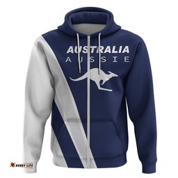 hoodie kangaroo hoodie australian coat of arms aussie special version unisex