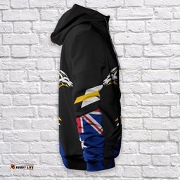 Hoodie Kangaroo Hoodie Aussie Coat Of Arms Aus Flag Unisex