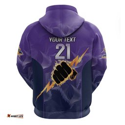 nrl storm custom hoodie minimalism style