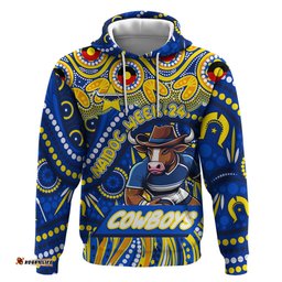 custom australia naidoc week 2024 hoodie cowboys mascot keep the fire burning dt02