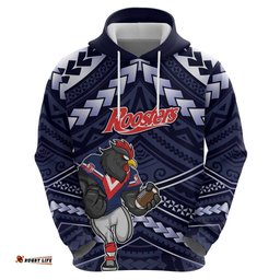 custom roosters rugby polynesian tribal hoodie
