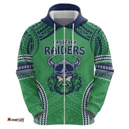 raiders rugby custom hoodie with polynesian style