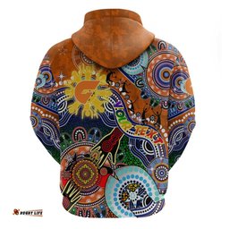 custom naidoc week 2024 gws giants hoodie australia aboriginal dot painting dt02