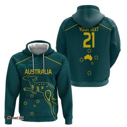 custom australia rugby hoodie proud of aussie kangaroo