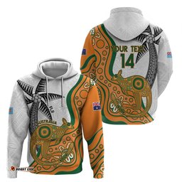 custom fiji and australia rugby hoodie fijian palm tree mix aussie kangaroo